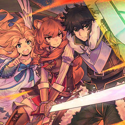 This is a pixiv picture whose title is The Rising of the Shield Hero.