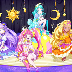 This is a pixiv picture whose title is スタートゥインクルプリキュア.