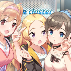 This is a pixiv picture whose title is バチャカリ3人集合！.