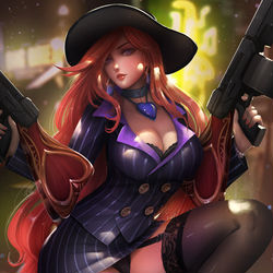 This is a pixiv picture whose title is missfortune.