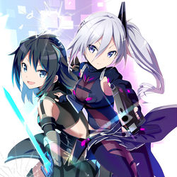 This is a pixiv picture whose title is 電脳戦姫エンジェルフォース②.