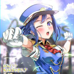 This is a pixiv picture whose title is 果南ちゃんおめでとう.