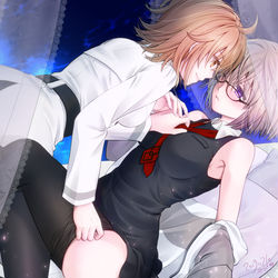 This is a pixiv picture whose title is ぐだマシュ.