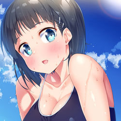 This is a pixiv picture whose title is スク葉.