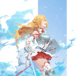 This is a pixiv picture whose title is 明日香.