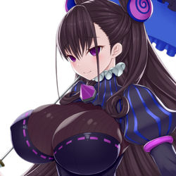 This is a pixiv picture whose title is 紫式部.