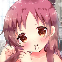 This is a pixiv picture whose title is メグちゃんお出かけ準備中❤️.