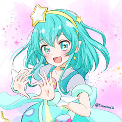 This is a pixiv picture whose title is キュアミルキー！.