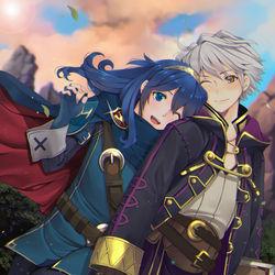 This is a pixiv picture whose title is ルフレ＆ルキナ.