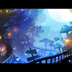 This is a pixiv picture whose title is 【PFLS】精霊の隠れ里 ミラディア.