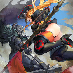 This is a pixiv picture whose title is 【PFLS】驟雨に烟る【タグ提案】.