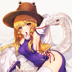 This is a pixiv picture whose title is スプリットタン諏訪子.