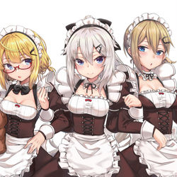 This is a pixiv picture whose title is メイドGirls' Frontline.