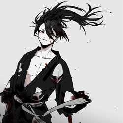 This is a pixiv picture whose title is どろろ.