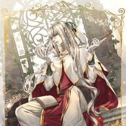 This is a pixiv picture whose title is 【PFLS】屍好きの魔法医師ザッハ.