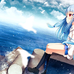 This is a pixiv picture whose title is アイの唄.