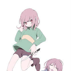 This is a pixiv picture whose title is undertale &Δ log.