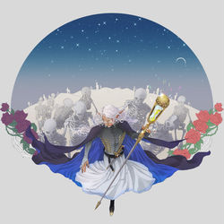 This is a pixiv picture whose title is 【PFLS】砂守のメイ・ユ.