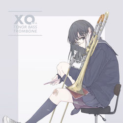 This is a pixiv picture whose title is 焦がれた冬の音.