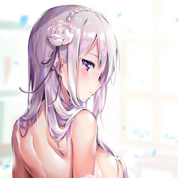 This is a pixiv picture whose title is エミリア.