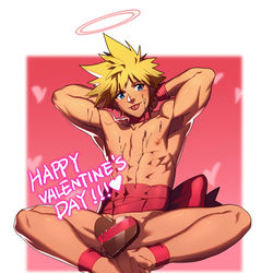 This is a pixiv picture whose title is チョコ、食べる！？.