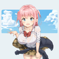This is a pixiv picture whose title is 雨やんだよー.