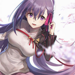 This is a pixiv picture whose title is 間桐 桜.