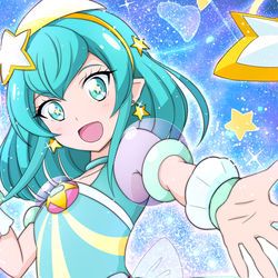 This is a pixiv picture whose title is キュアミルキー.