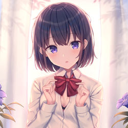 This is a pixiv picture whose title is 🎀.