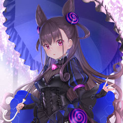 This is a pixiv picture whose title is 若紫式部.