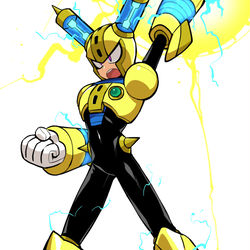 This is a pixiv picture whose title is Megaman塗鴉集(4).