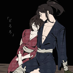 This is a pixiv picture whose title is どろろ.