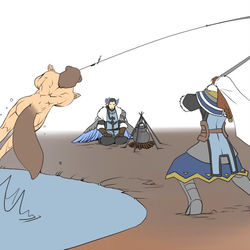This is a pixiv picture whose title is 【PFLS】職人としてのプライド【時雨平原の戦い】.