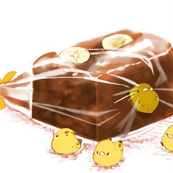 This is a pixiv picture whose title is チョコバナナパウンド.