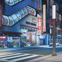 This is a pixiv picture whose title is Akihabara South Exit.