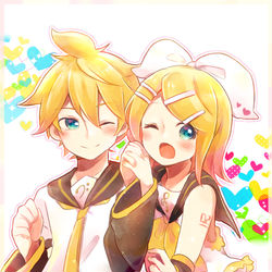 This is a pixiv picture whose title is RIN ✿ LEN.