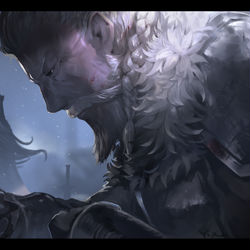 This is a pixiv picture whose title is 【PFLS】Loyal&Sword.