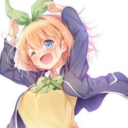 This is a pixiv picture whose title is 中野四葉.