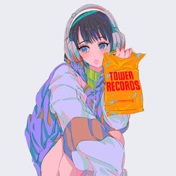 This is a pixiv picture whose title is タワレコ.