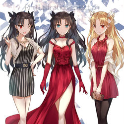 This is a pixiv picture whose title is 【FF33新刊】遠坂凛&女神插畫本.