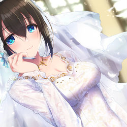 This is a pixiv picture whose title is ウェディング文香さん.
