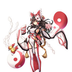 This is a pixiv picture whose title is 红白.