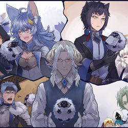 This is a pixiv picture whose title is 【PFLS】伝書羊のメェール便【ボールランの戦い】.