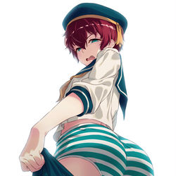This is a pixiv picture whose title is 男の子に嫌な顔されながらおパンツ見せてもらいたい３.