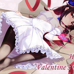 This is a pixiv picture whose title is ハッピーバレンタイン...と言わないわよ！.