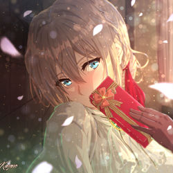 This is a pixiv picture whose title is バレンタイン【ヴァイオレット・エヴァーガーデン】.