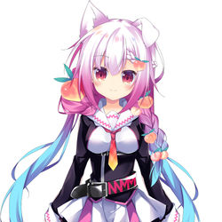 This is a pixiv picture whose title is 【バ美肉】七桃、受肉したってよ.