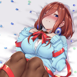 This is a pixiv picture whose title is バレンタイン三玖.