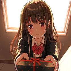 This is a pixiv picture whose title is 先輩・・・！///.