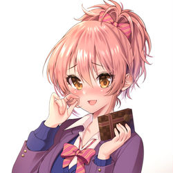 This is a pixiv picture whose title is バレンタインチョコをもらいました.